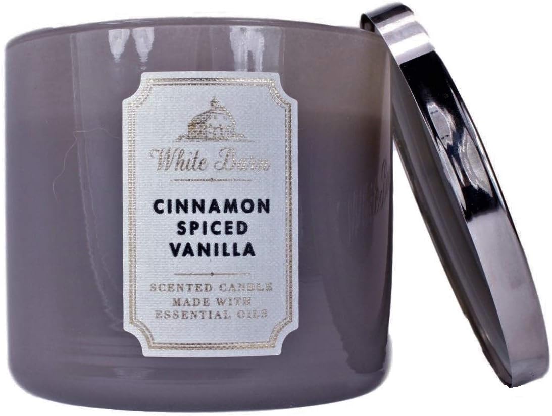 Cinnamon Spiced Vanilla 3-Wick Candle 14.5 oz K9212