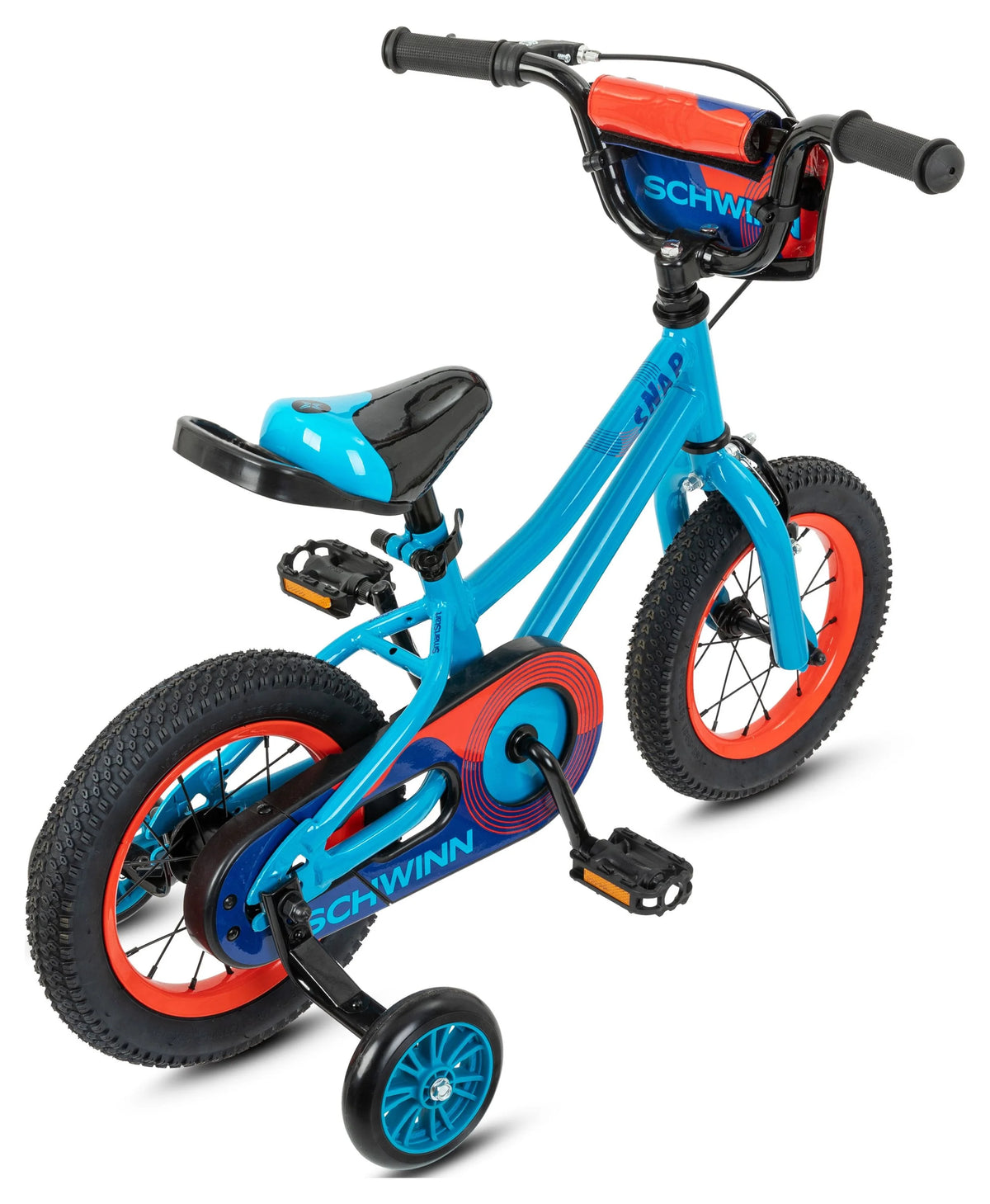 12 inch Blue Kids Bike with Training Wheels A204