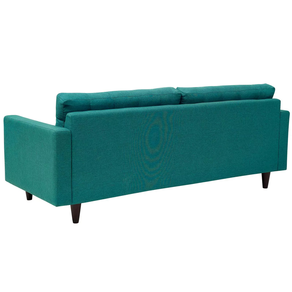 Fabric Aqua Blue Armchair and Sofa Set J956617