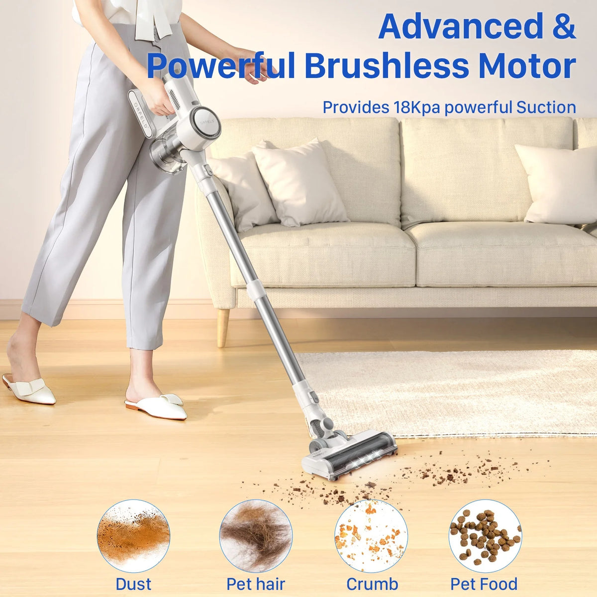 Cordless 2 in 1 Stick Vacuum Cleaner W841