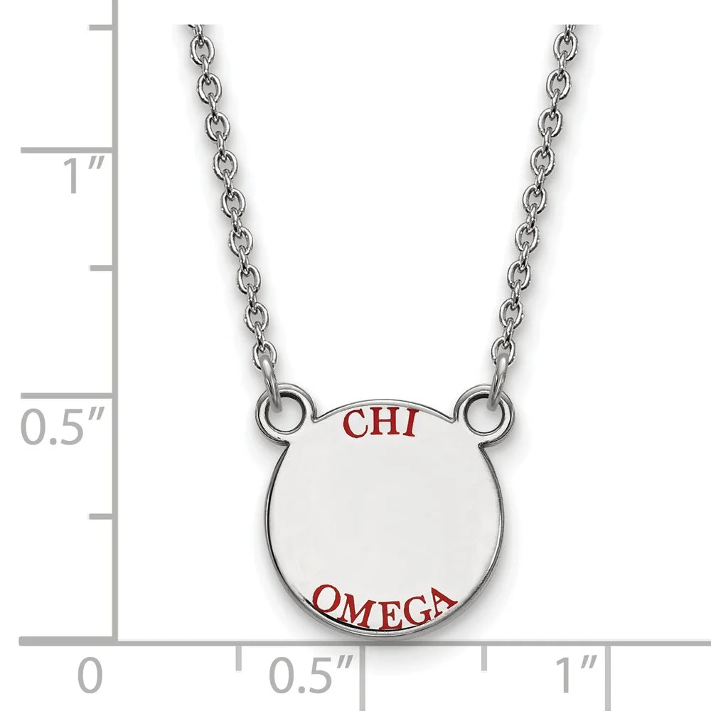 925 Sterling Silver Rh-plated LogoArt Pendant With Necklace; 18 inch C6002