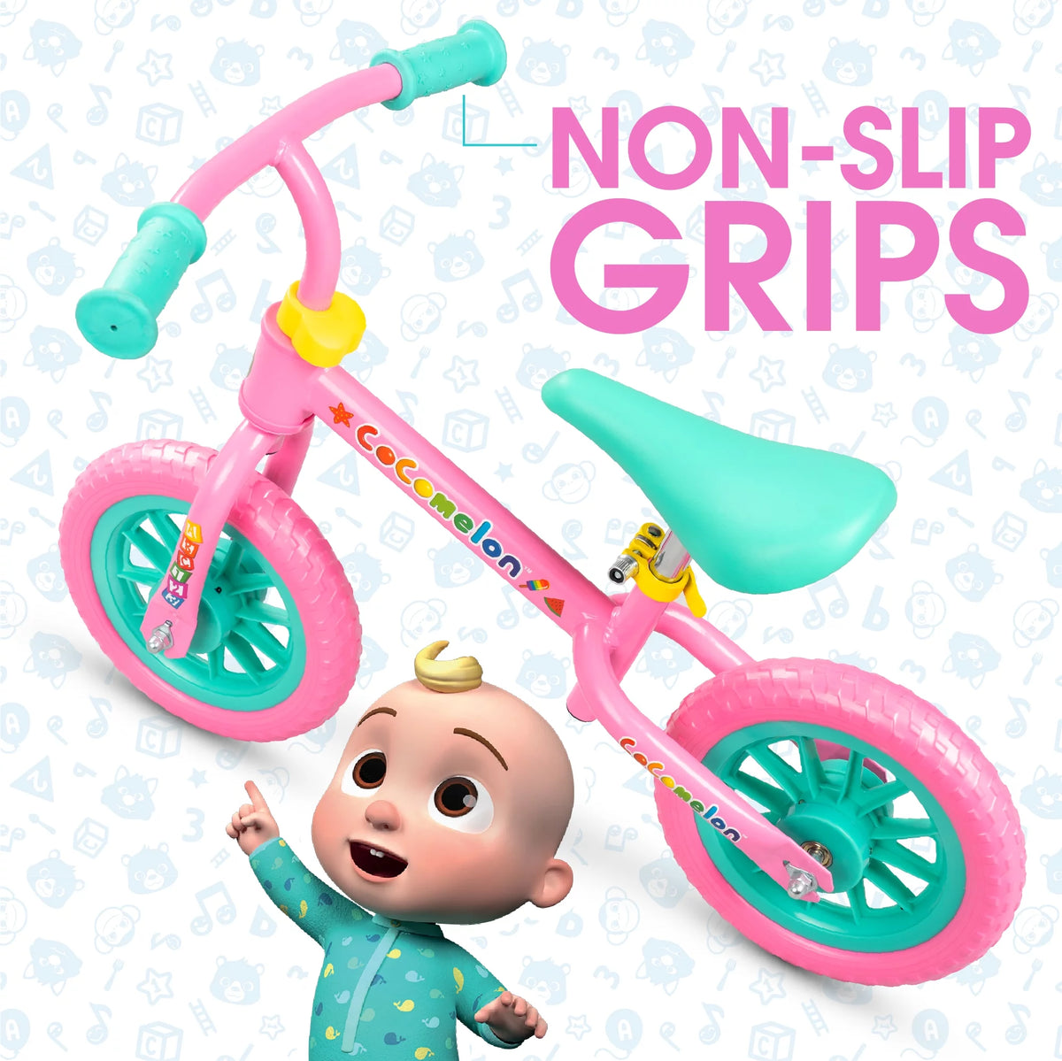 Blue Adjustable Lightweight Toddler Balance Bike V125