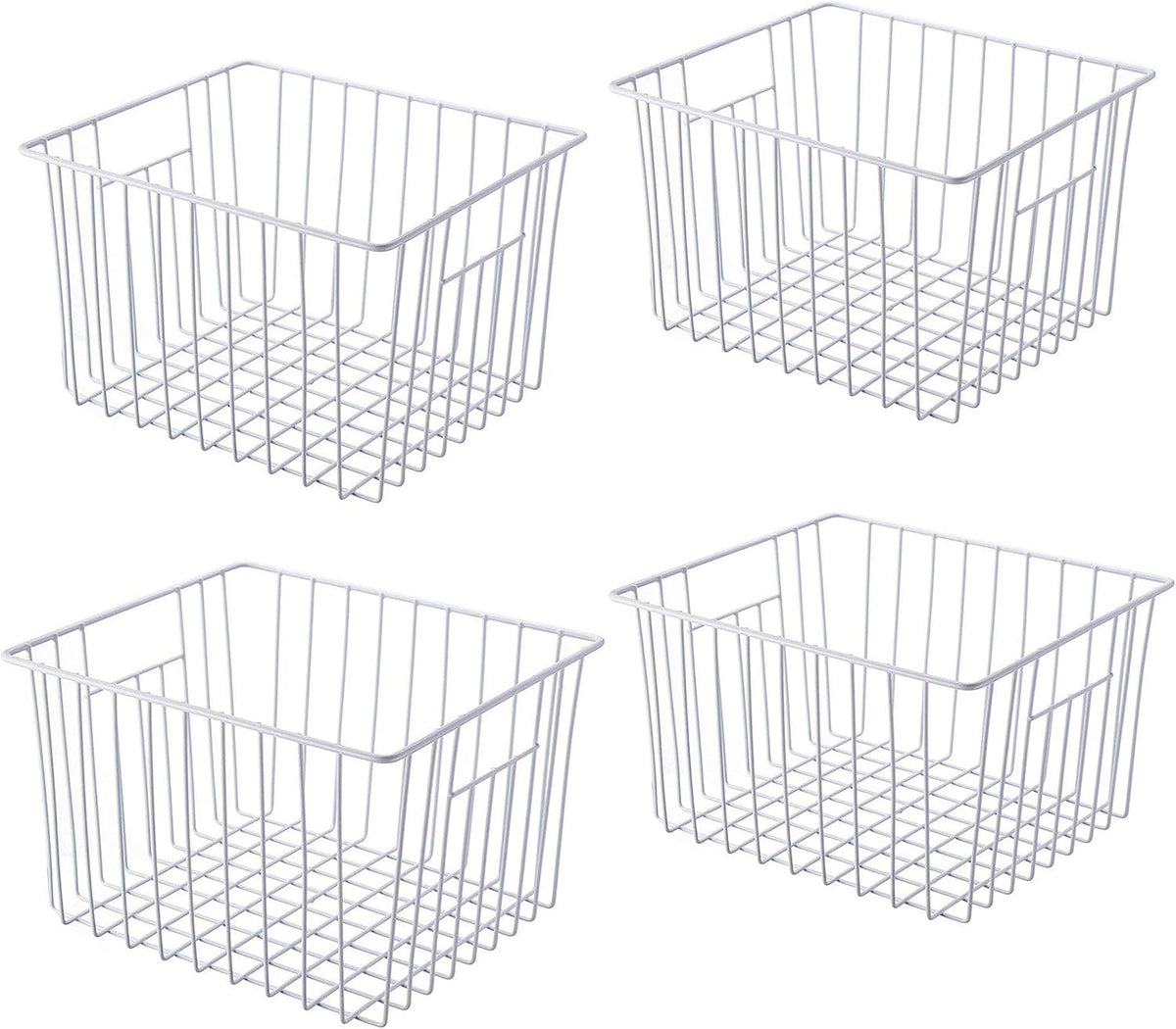 Freezer Wire Basket Organizer with Handles X73764