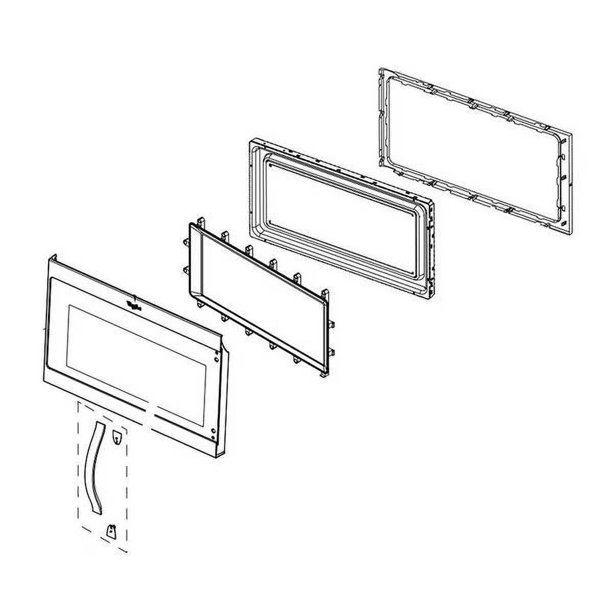 OEM Microwave Door Part M330795