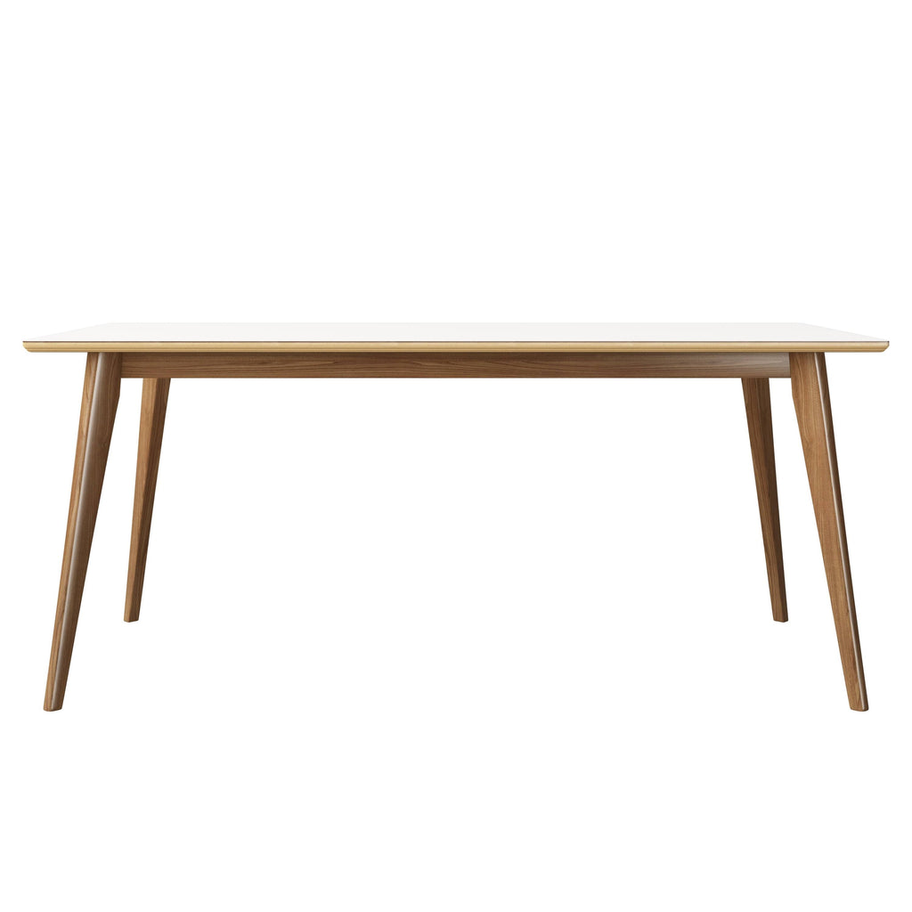 White/Natural Rectangular Dining Table Y35339