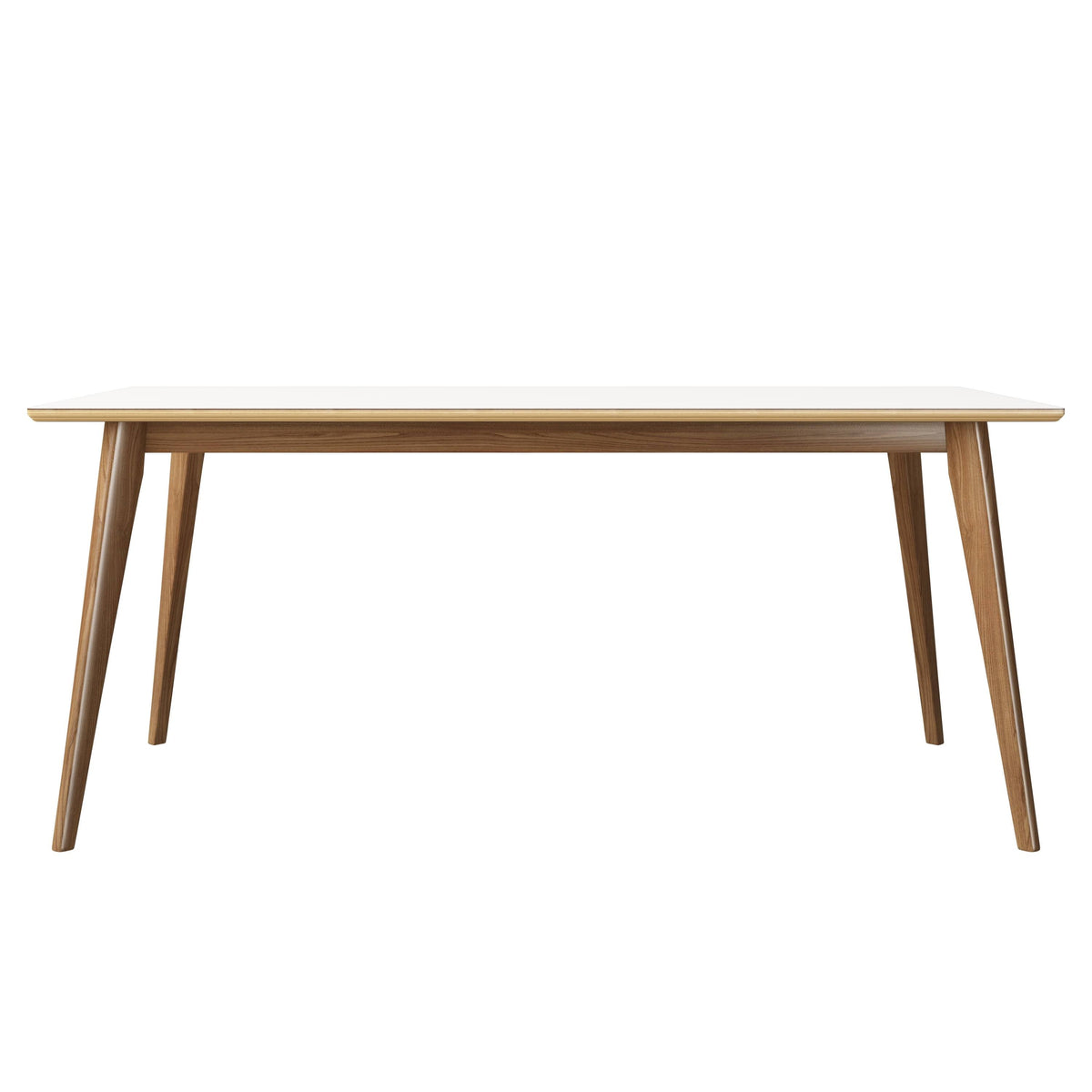 White/Natural Rectangular Dining Table Y35339