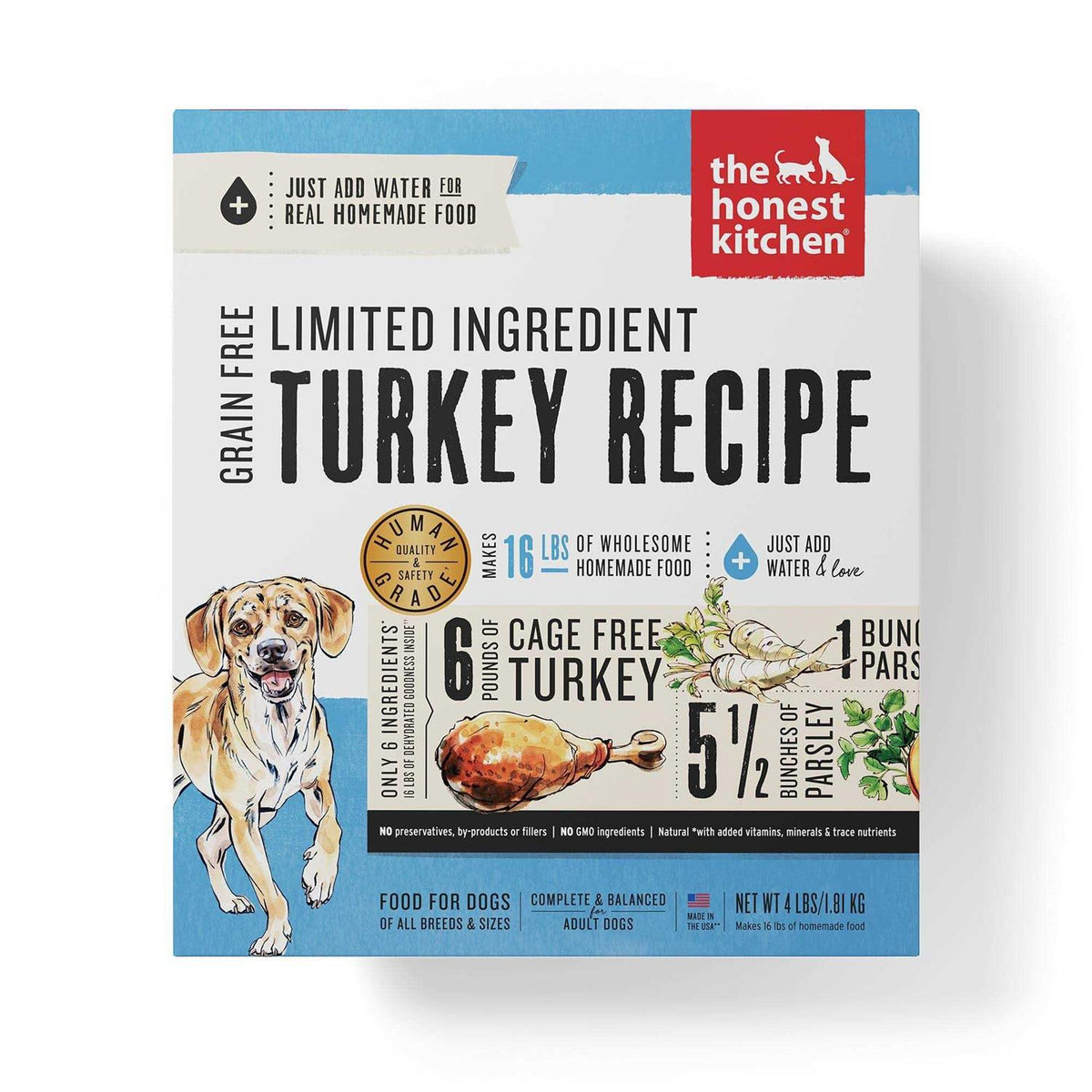 Grain Free Turkey Recipe Dehydrated Dog Food X36353