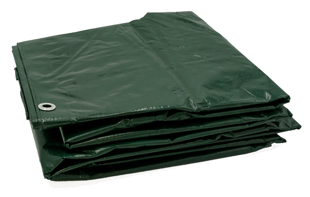 Forest Green 20 Ft. x 20 Ft. Medium Duty Poly Tarp S3611