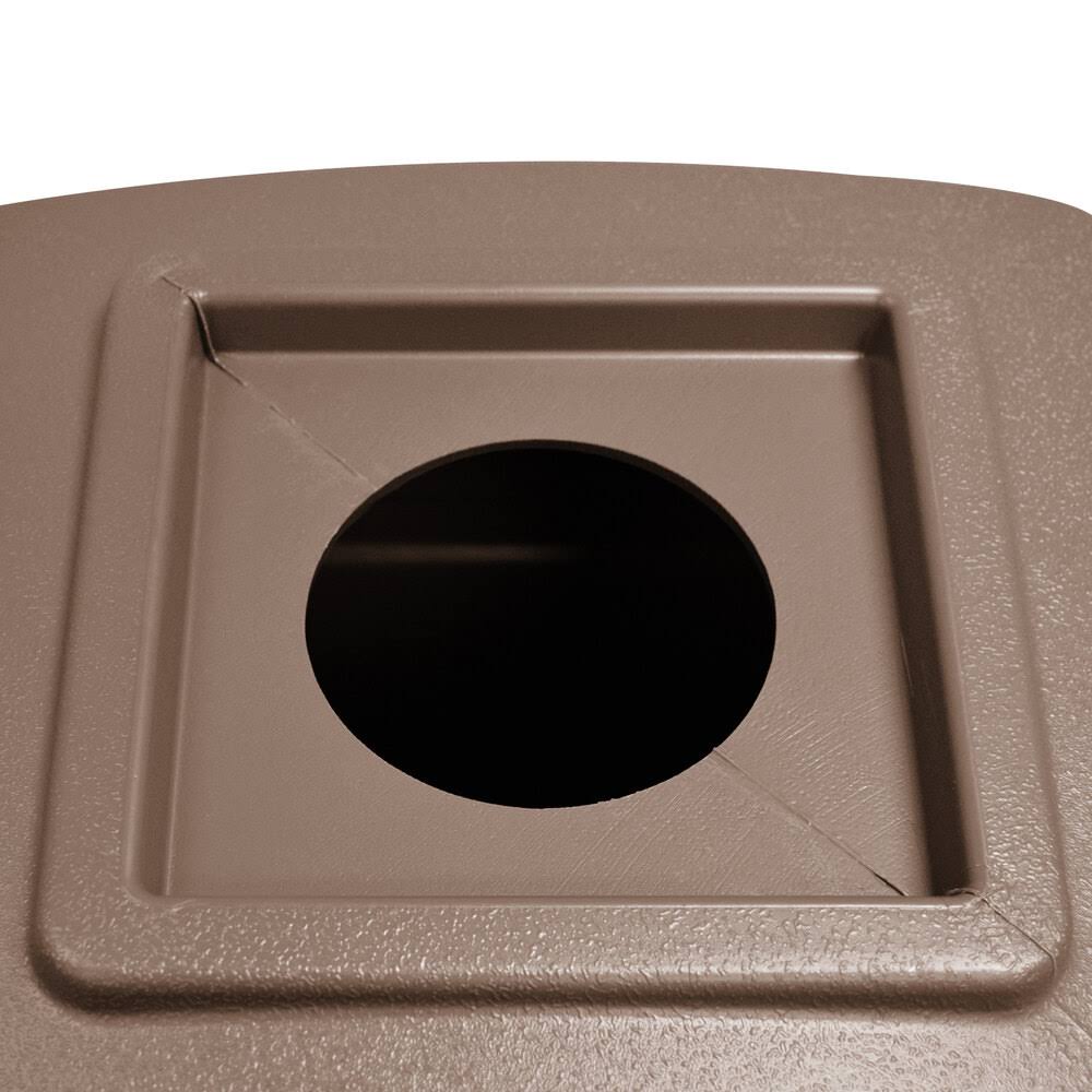 42 Gallon Round Open Top Recycling Can R375562