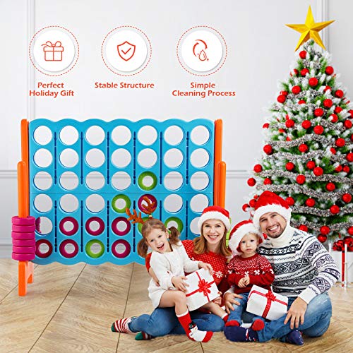 4 in A Row Giant Game Set with 42 Jumbo Rings Q133138