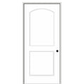 16x22x80x22 Solid Core Primed Molded 2-Panel Archtop Prehung Interior Door G115