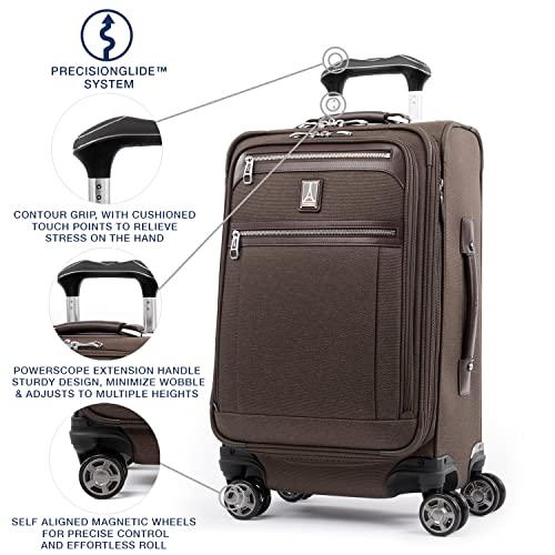 Bordeaux Red 8 Wheel Spinner Carry On Luggage 21-Inch F893