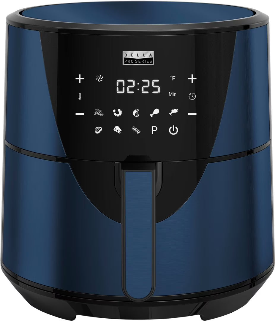 Ink Blue Stainless Steel Digital Air Fryer Y507