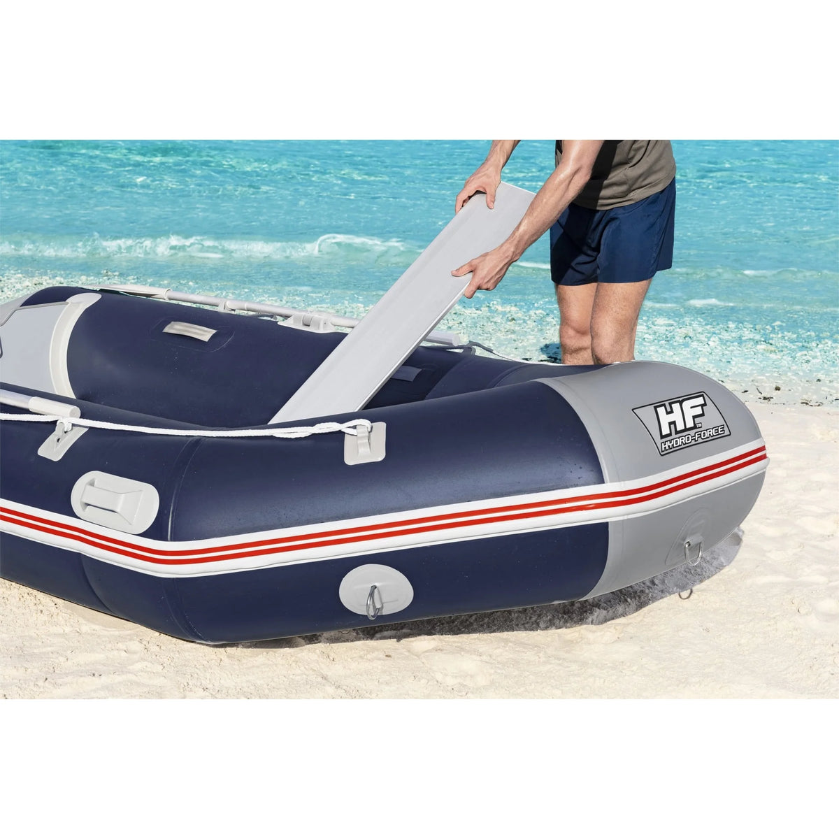 Inflatable 5 Person Water Raft Boat Set Z173