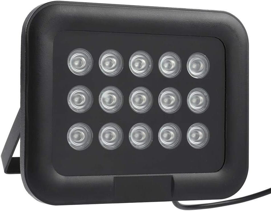 20~150m IR Infrared Illuminator, 8~90° Adjustable 15Pcs Infrared LED Light IP65 Waterproof I64455