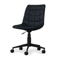Distressed Blue Adjustable Swivel Office Chair H30956