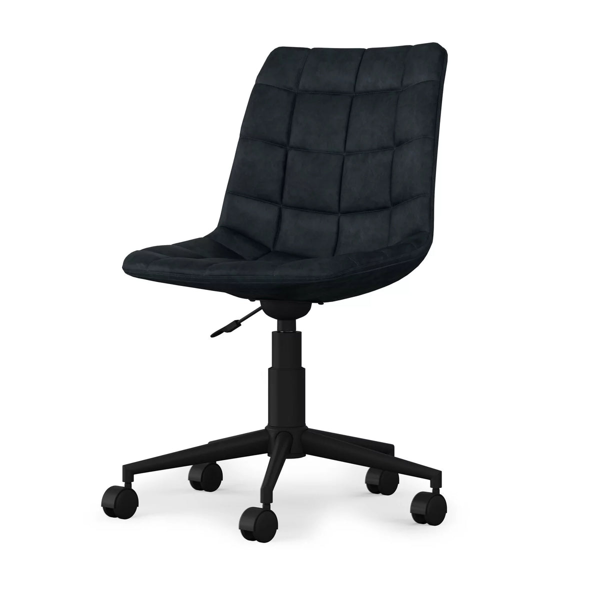 Distressed Blue Adjustable Swivel Office Chair H30956