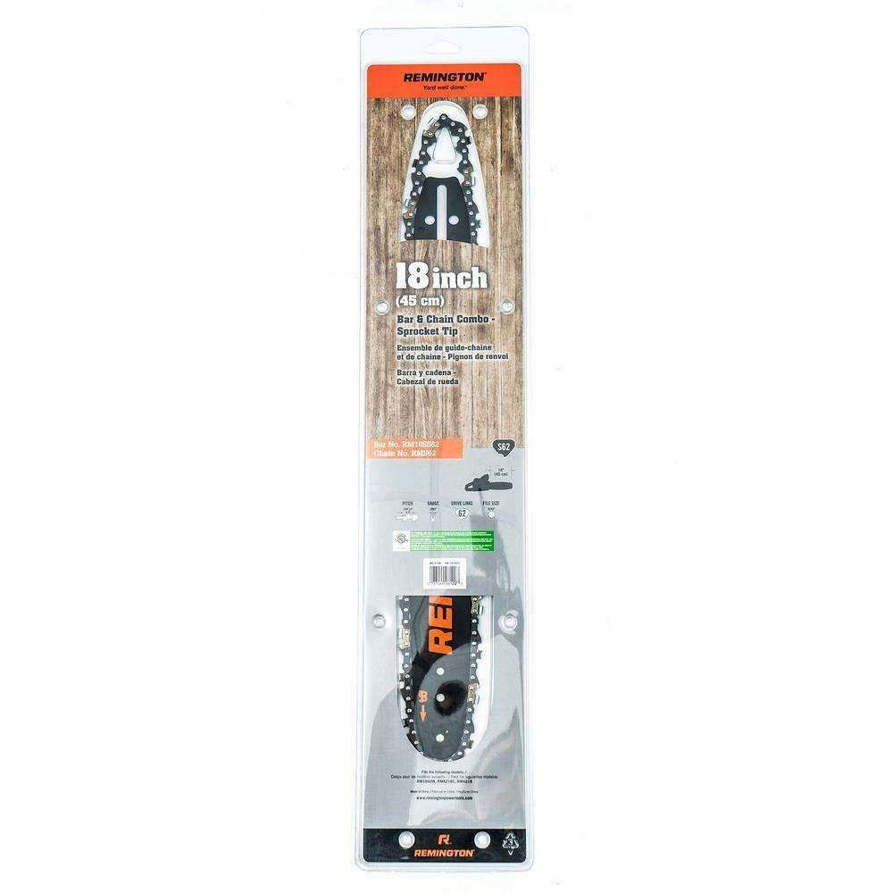 18-inch Chainsaw Bar & Chain Combo with Sprocket Tip Q847