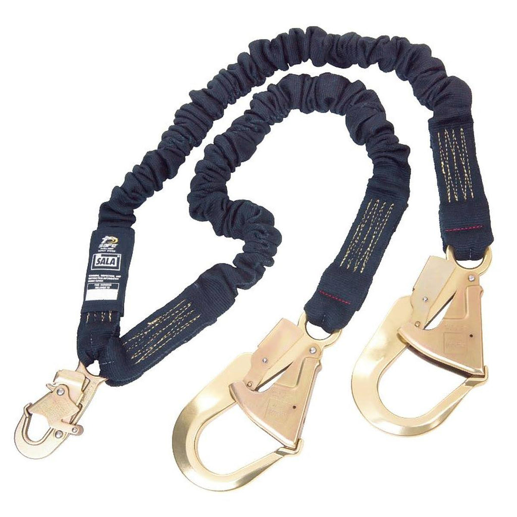Arc Flash Shock-Absorbing Lanyard, Black P297