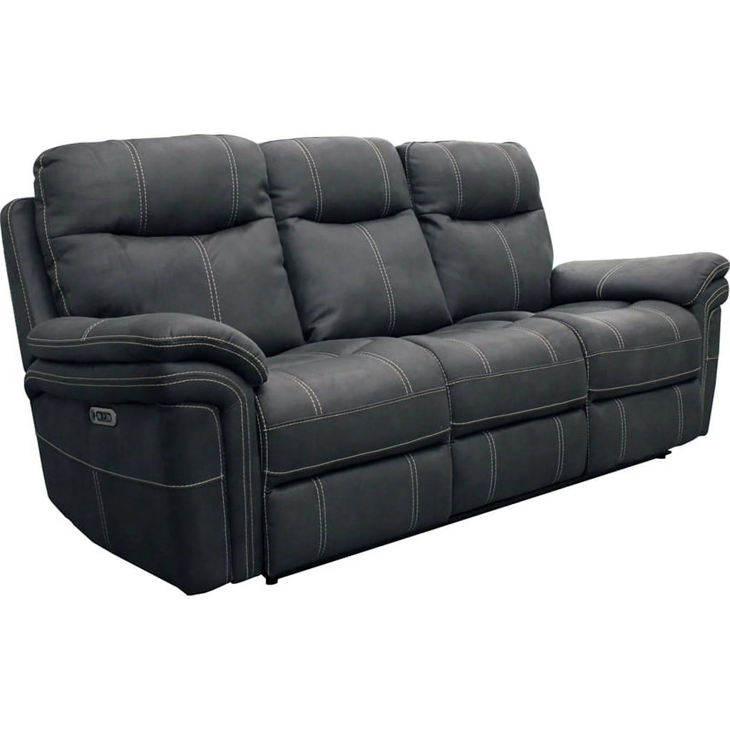 Charcoal Gray 3-Piece Recliner Loveseat and Sofa Set N851734