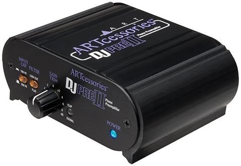 Turntable Phono Preamplifier with RIAA EQ and RCA Male to 2 RCA Male Audio Cable 3' O7221