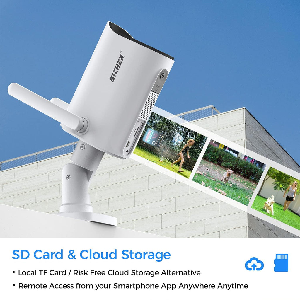 Wi-Fi Solar Rechargeable Battery Wireless Security Camera L91759