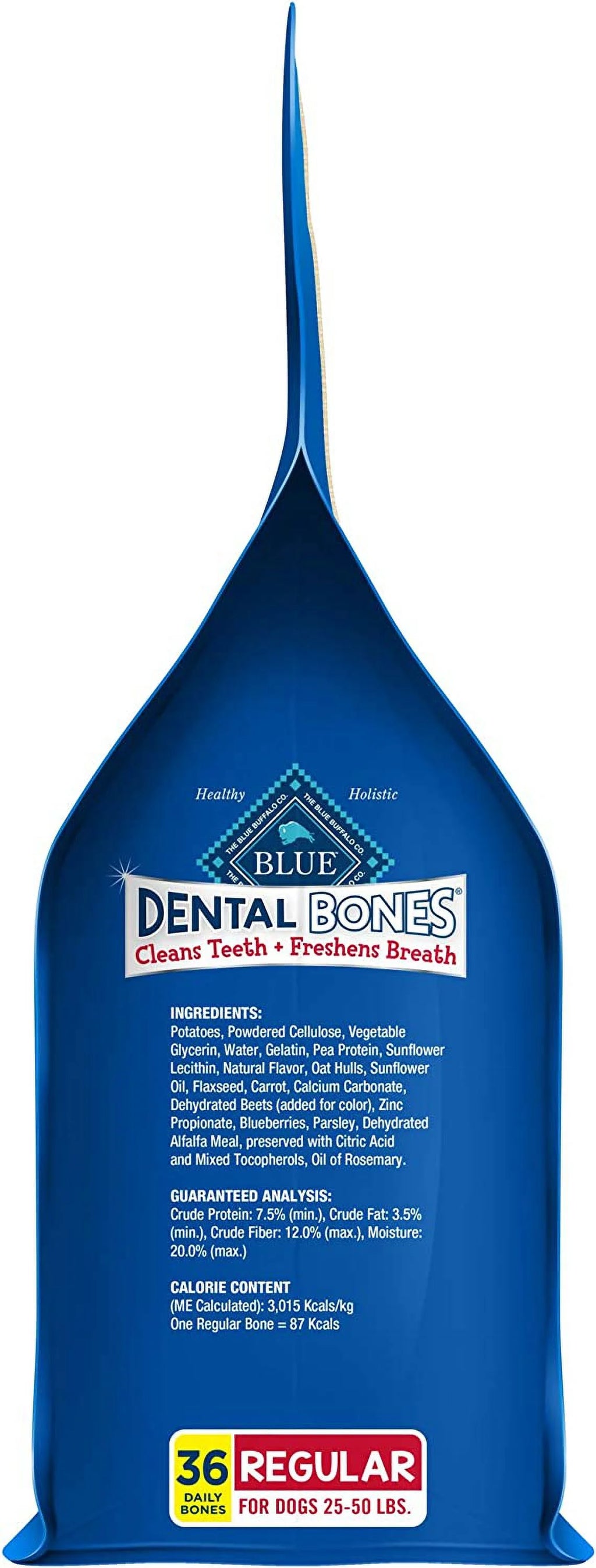 Natural Dental Chew Dog Treats 36-oz Bag F860