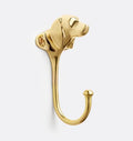 Cast Brass Dog Hook N5742