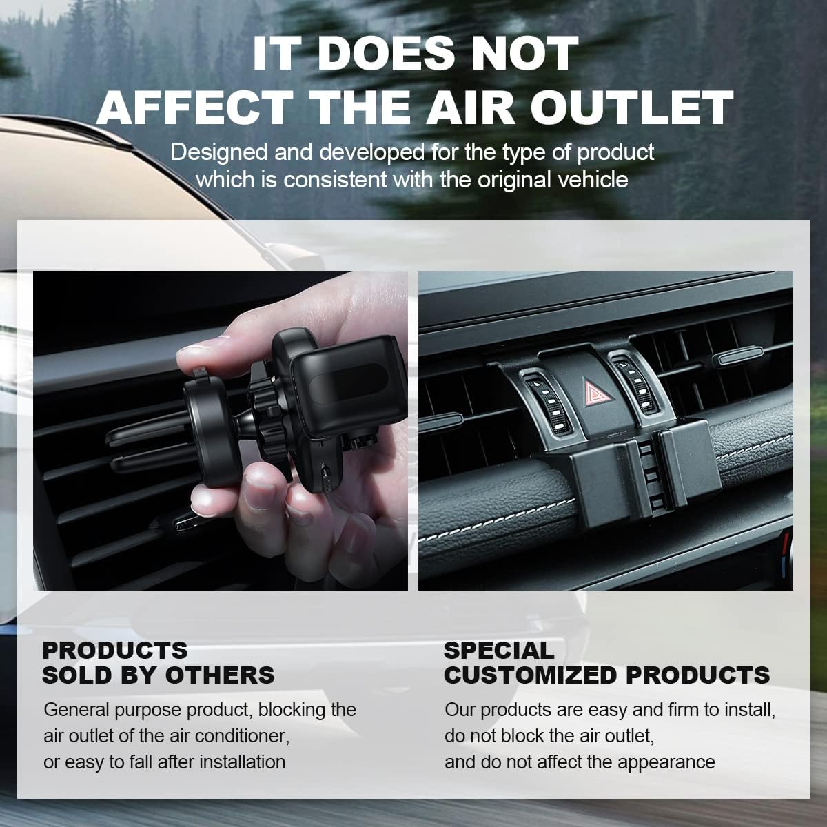 Black Pack of 2 Car Dashboard Phone Mount H33836