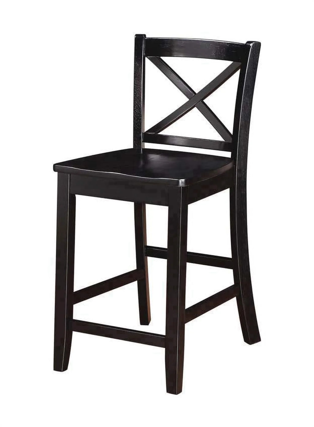 Black Finish Folding Dining Chairs F74841