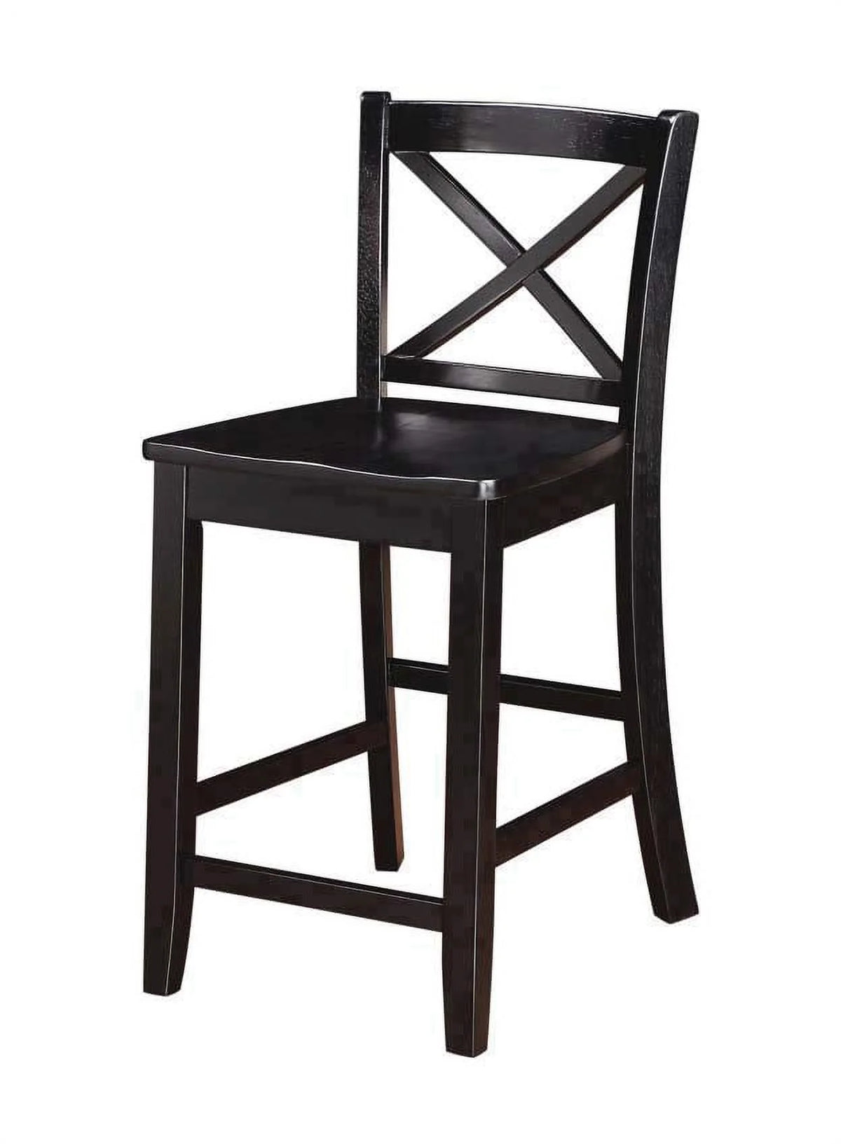 Black Finish Folding Dining Chairs F74841