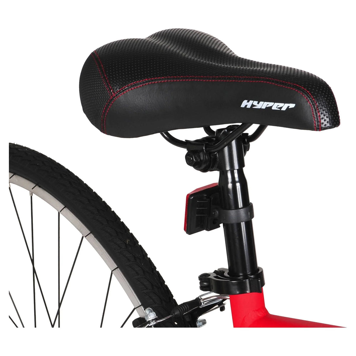 700c Men's Black and Red Hybrid Bike R8519