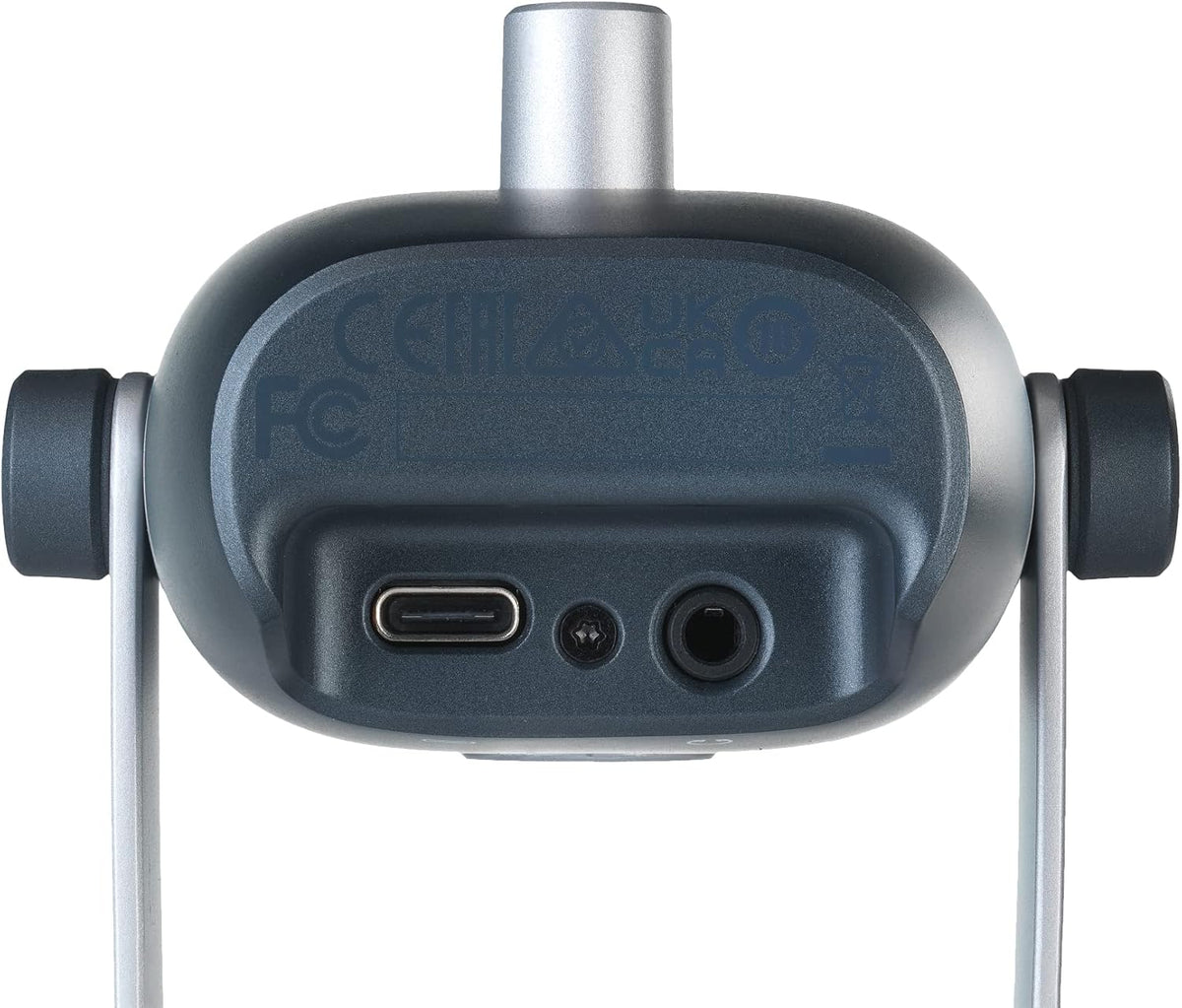 Blue and Silver USB-C Condenser Microphone M43653