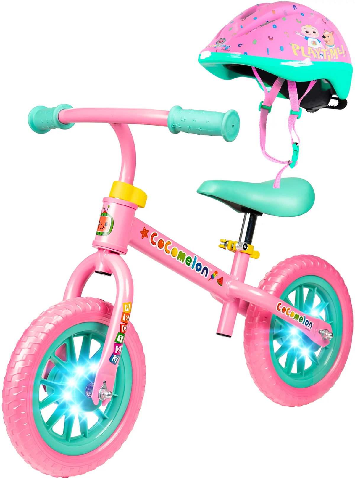 Blue Adjustable Lightweight Toddler Balance Bike V125