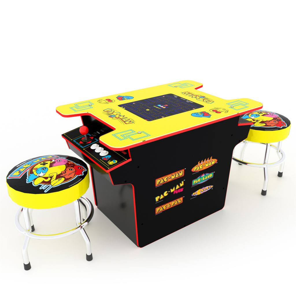 Black 8-in-1 Cocktail Table E104