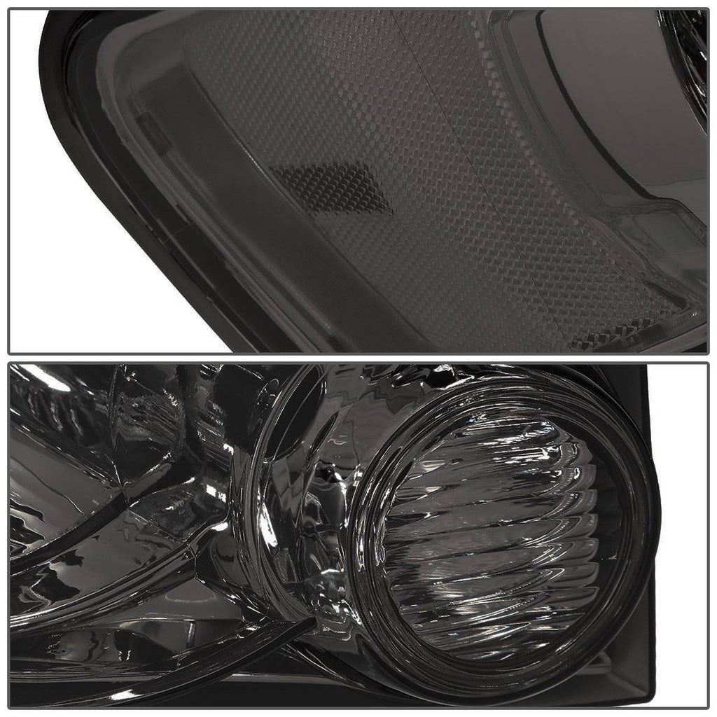 Smoked Housing Clear Corner Headlamp Pair K34941