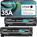 2 Pack Compatible Toner Cartridge for HP 35A Printers Y1343