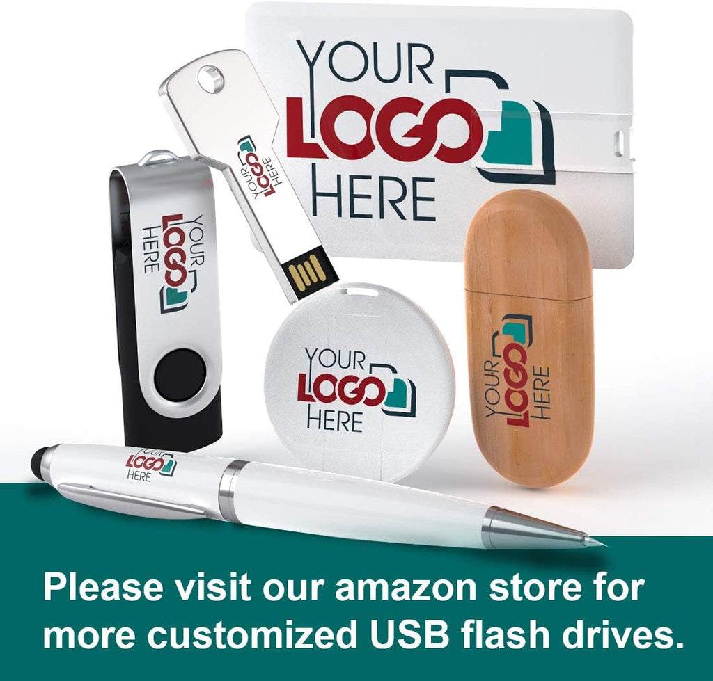 Custom Swivel Wooden USB 2.0 Flash Drive 128MB 50 Pack F907