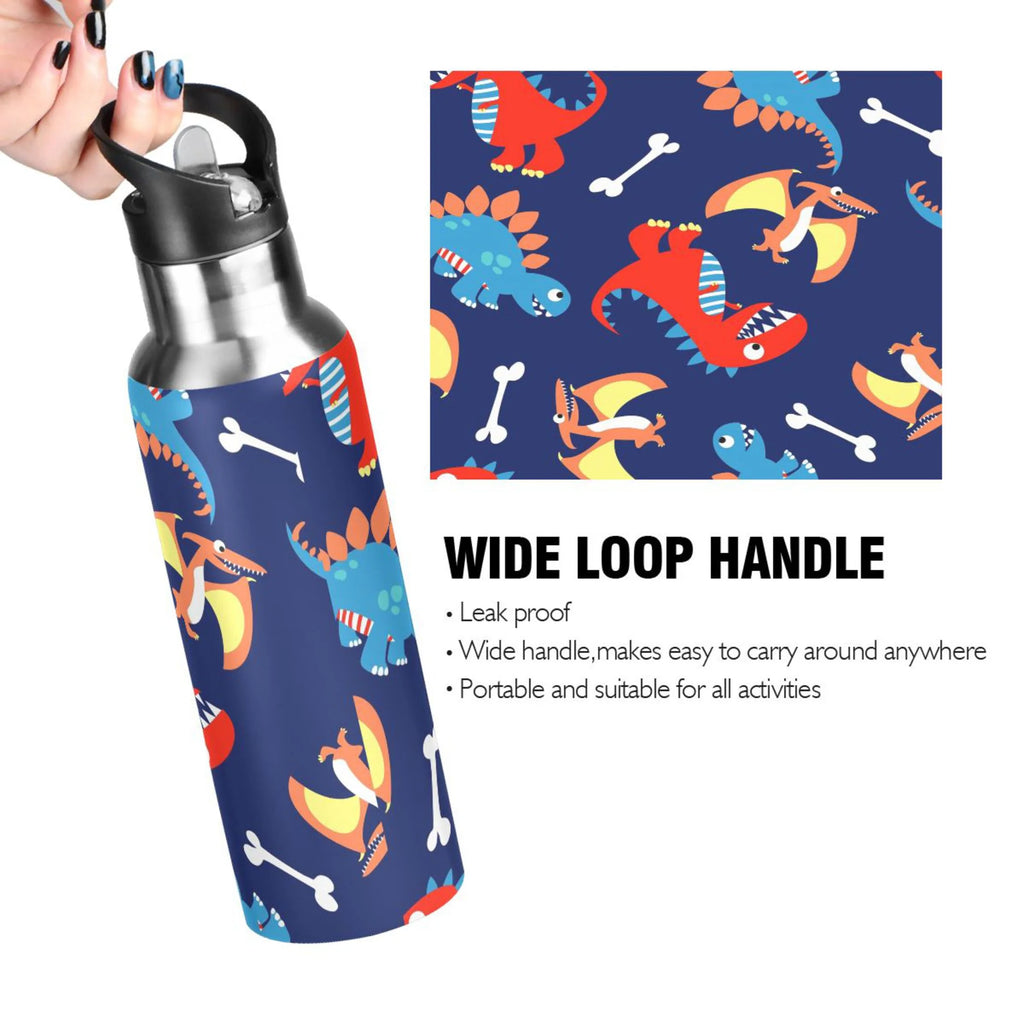 Stainless Steel Water Bottle with Straw Lid Vacuum Insulated 20 OZ G184888