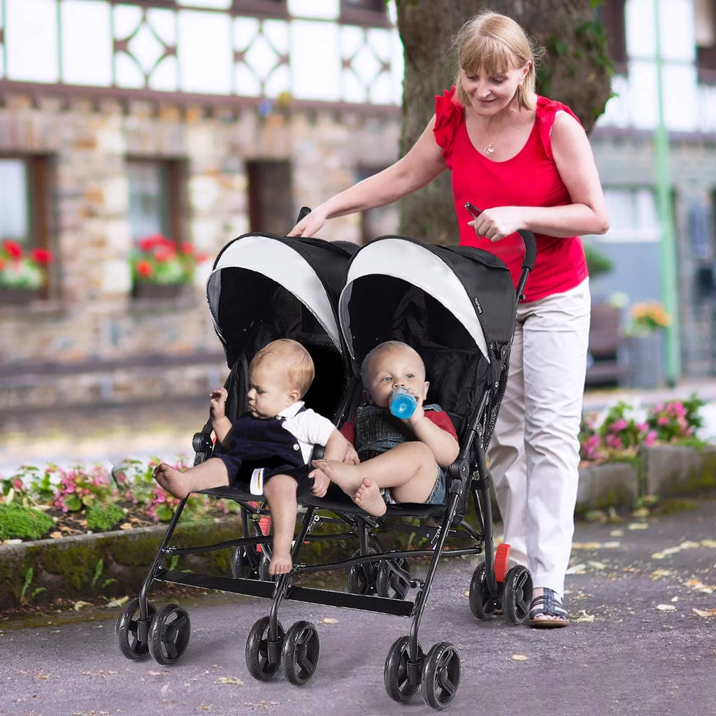 Foldable Twin Baby Double Stroller K834