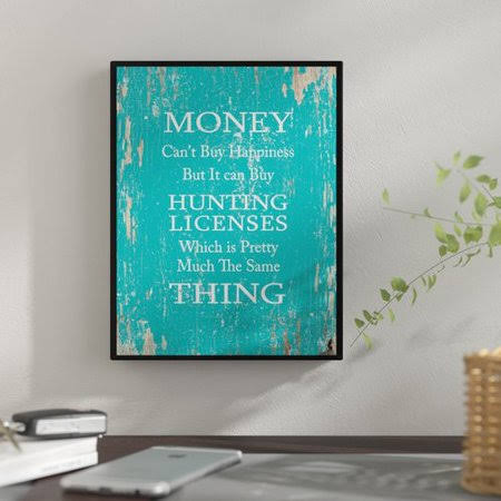 Framed Textual Art J622