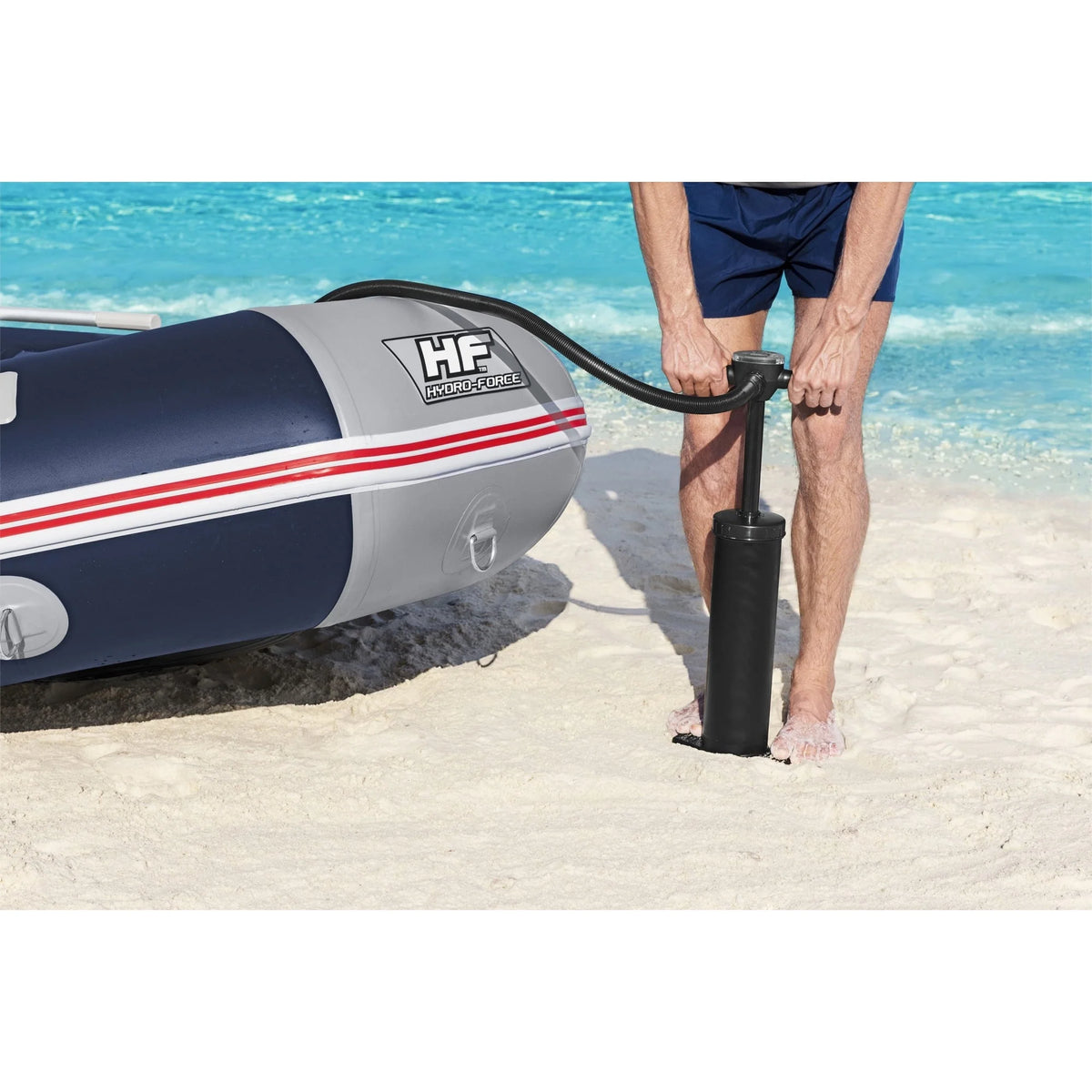 Inflatable 5 Person Water Raft Boat Set Z173