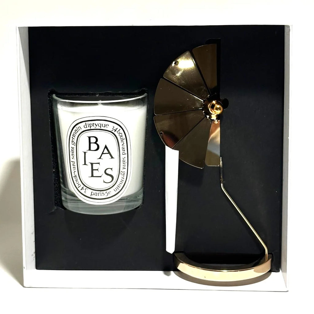 Gold Carousel and 190g Candle N79380