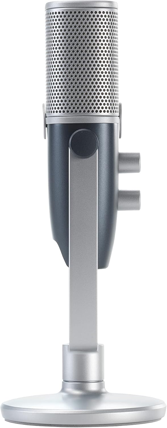 Blue and Silver USB-C Condenser Microphone M43653