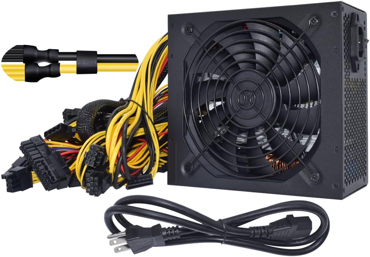 3600W ATX Power Supply 110-240V 12 GPU PSU S7223