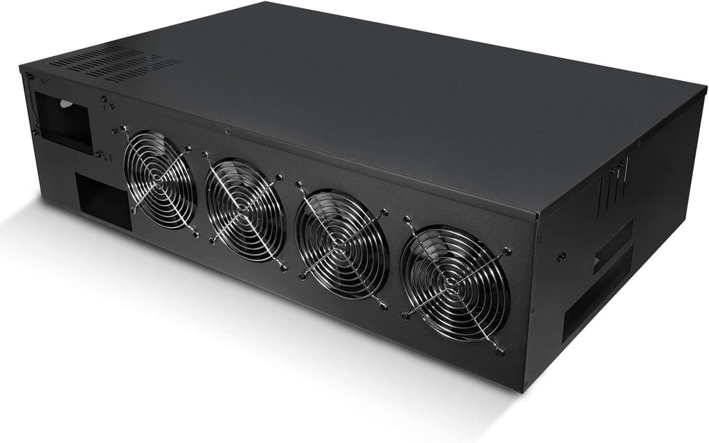 8 GPU Mining Rig Case with Cooling Fans and Motherboard V19131