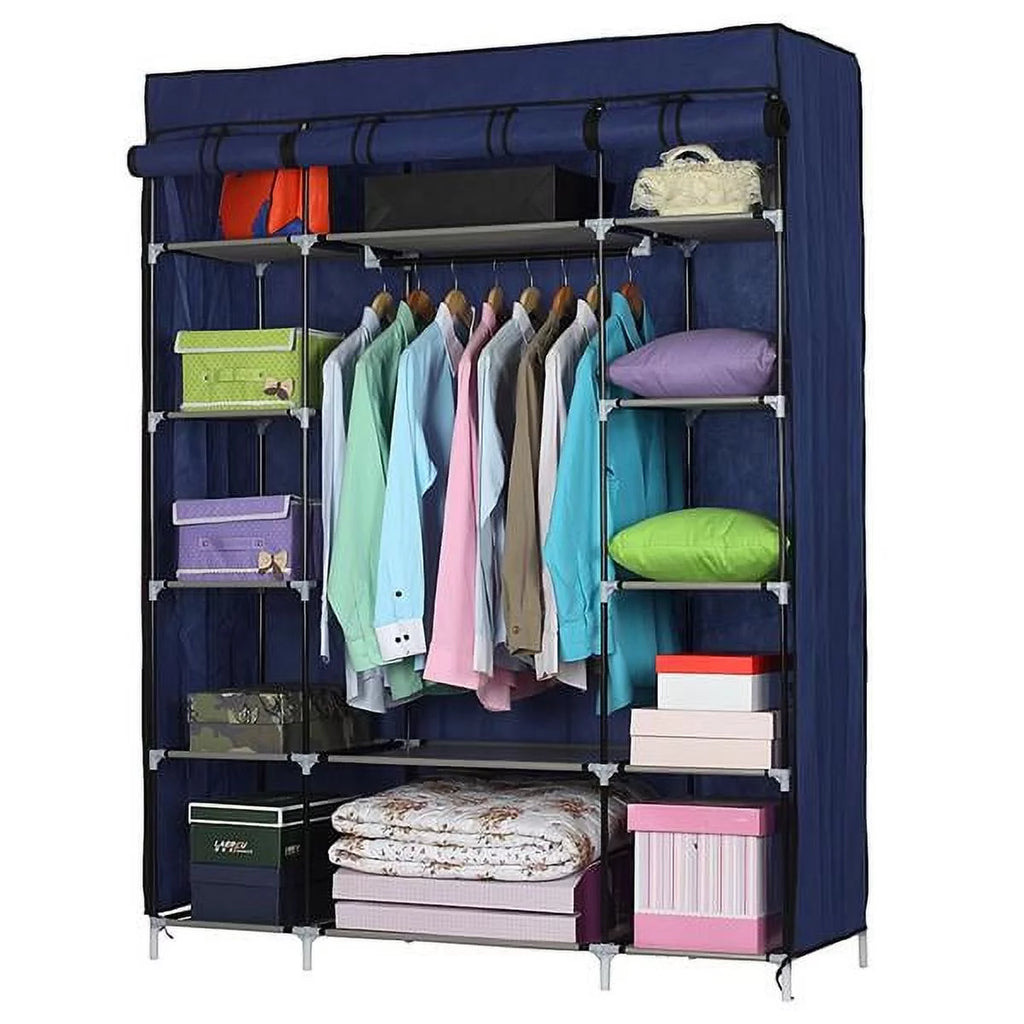 5-Layer 12-Compartment Non-woven Fabric Portable Closet J99487