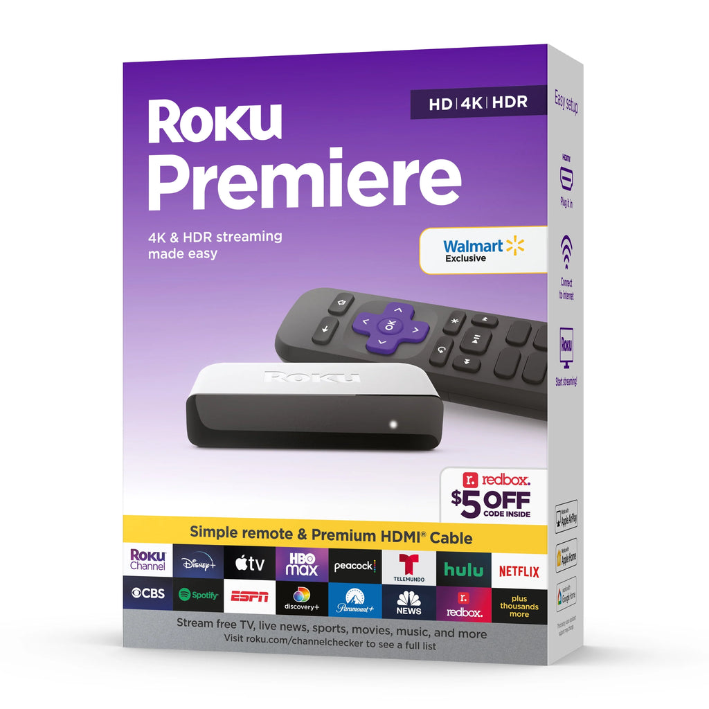 4K HDR Streaming Media Player with HDMI Cable and Remote G832