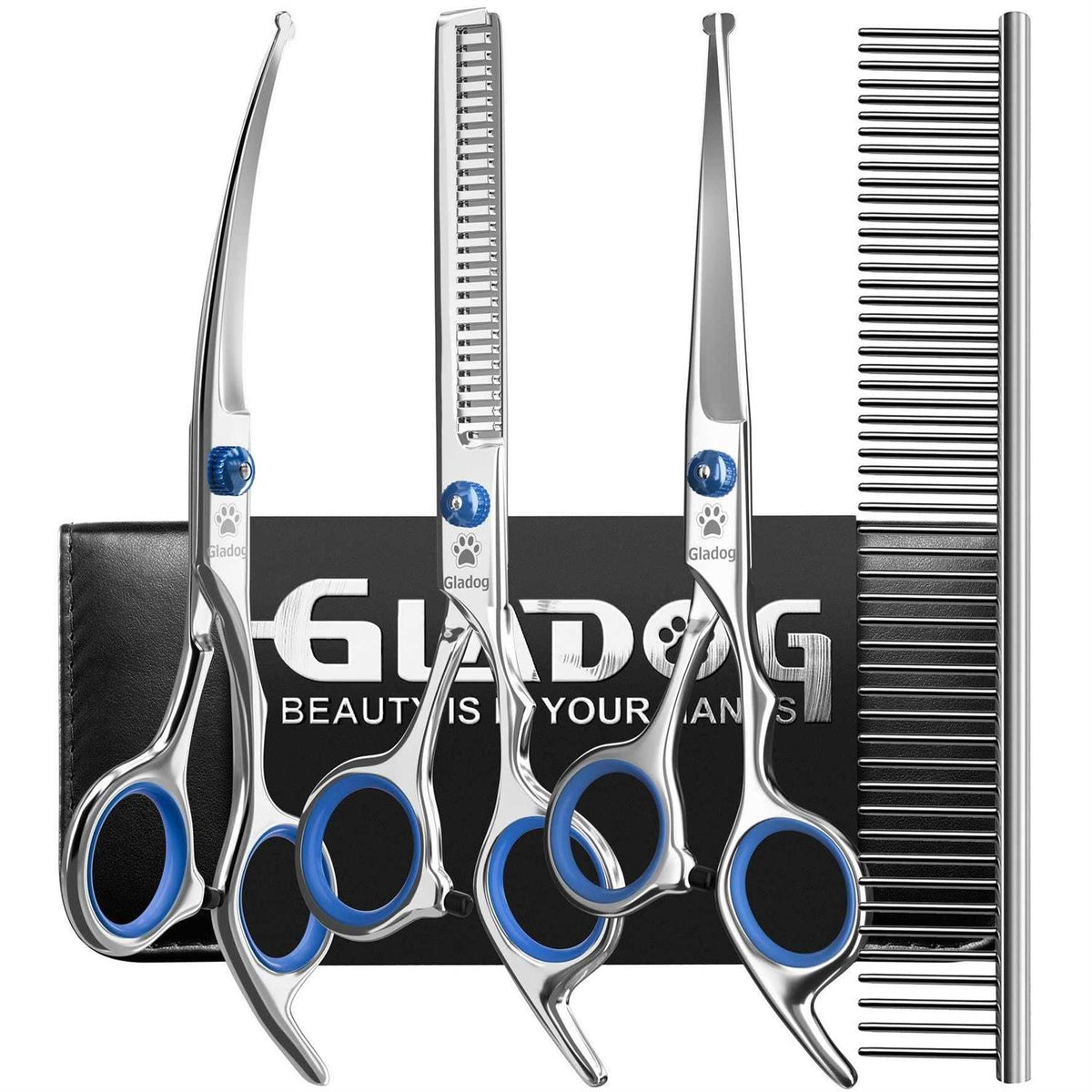 4 in 1 Dog Grooming Scissors Set with Safety Round Tips P4776