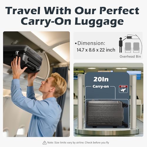 Lightweight Hardshell Spinner Luggage with TSA Lock 20in 24in 28in Q535180
